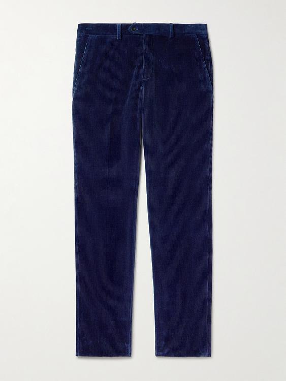 Dark blue chinos from Rubinacci