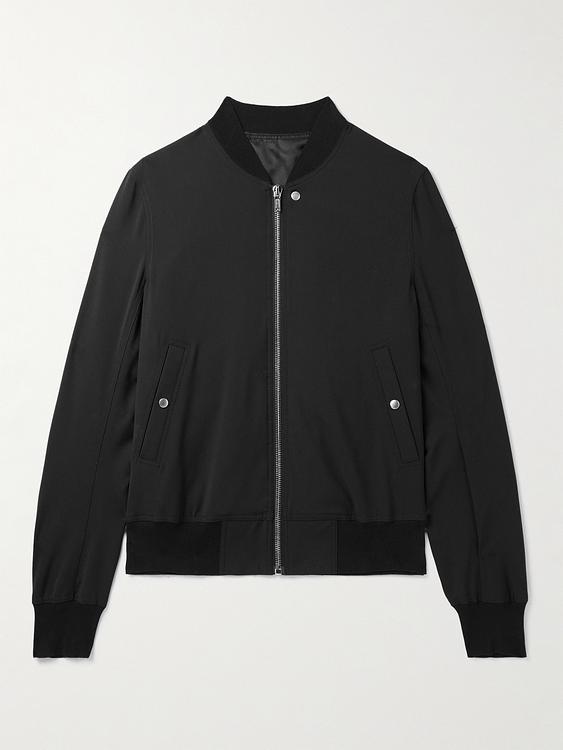 Black bomber jacket from Rick Owens