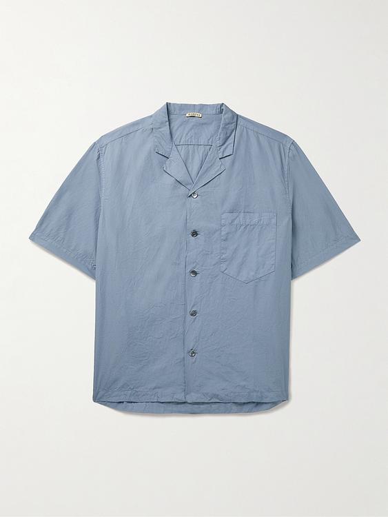 Blue short sleeve polo shirt from Barena
