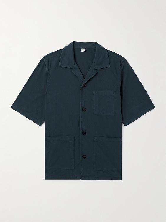 Dark grey short sleeve shirt from Aspesi
