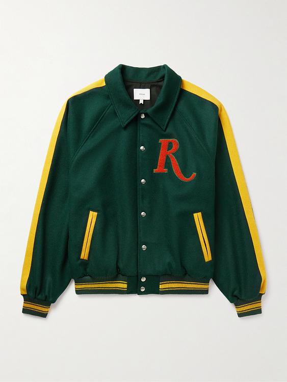 Dark green casual jacket from Rhude