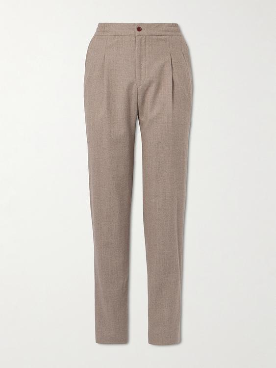 Grey formal trousers from Rubinacci