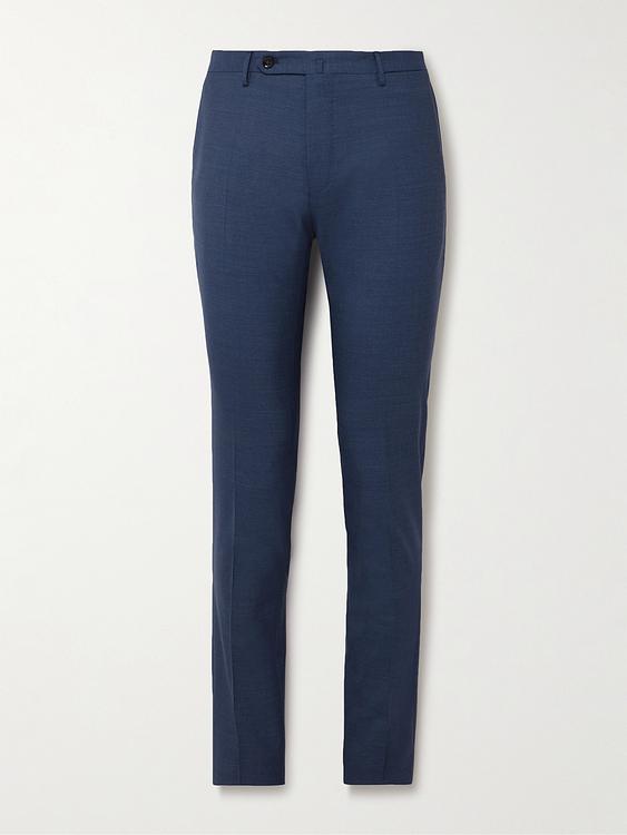 Dark blue formal trousers from Incotex