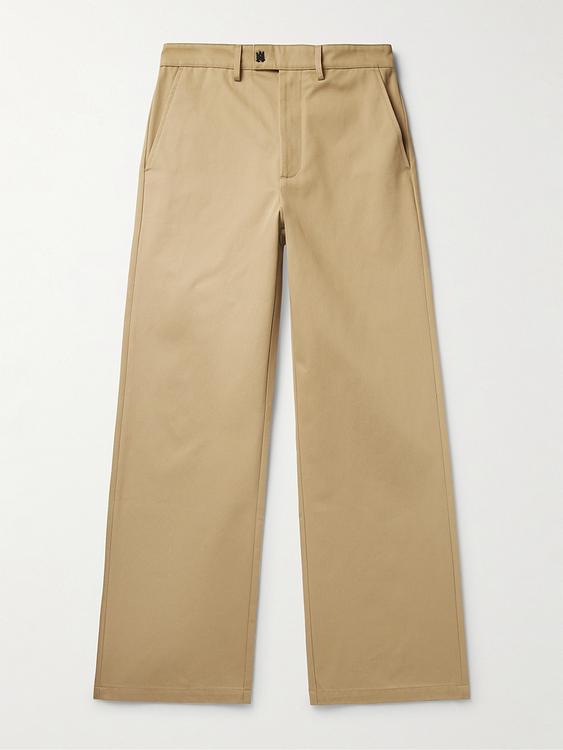 Taupe casual trousers from Amiri