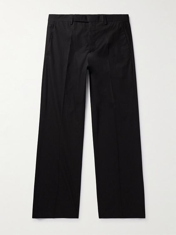 Black casual trousers from Rick Owens