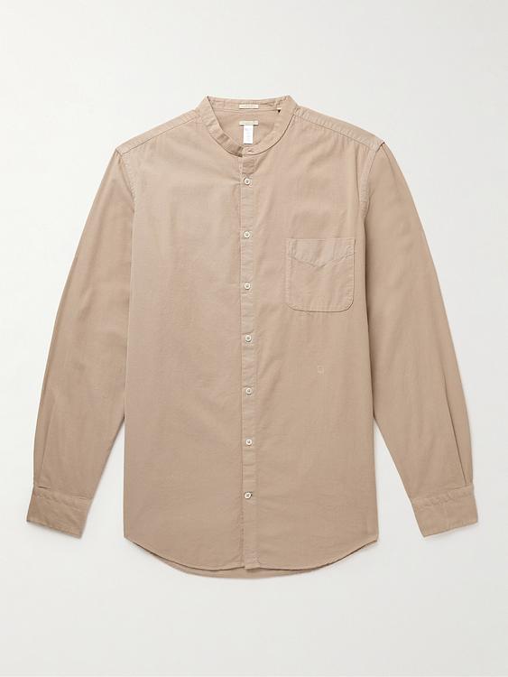 Taupe casual shirt from Massimo Alba