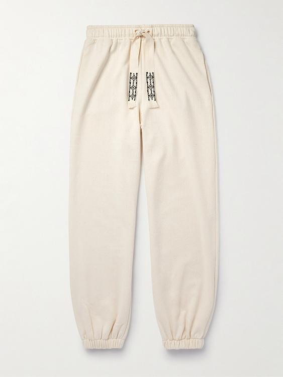 Print white sweatpants from Alanui