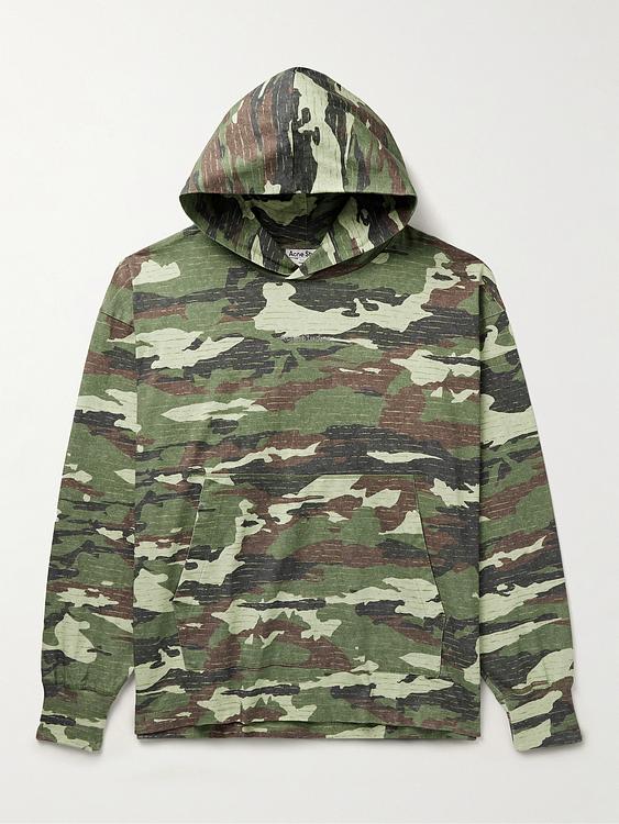 Green hooded sweatshirt from Acne Studios