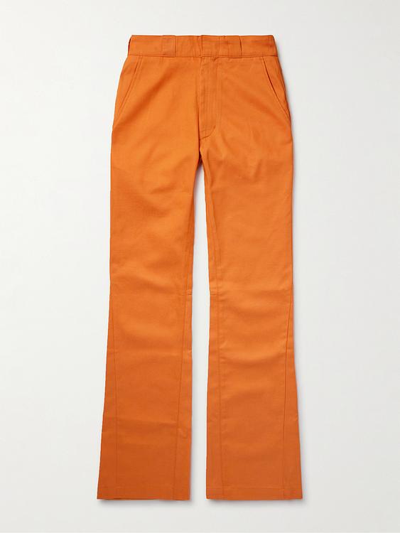 Orange chinos from Gallery Dept.