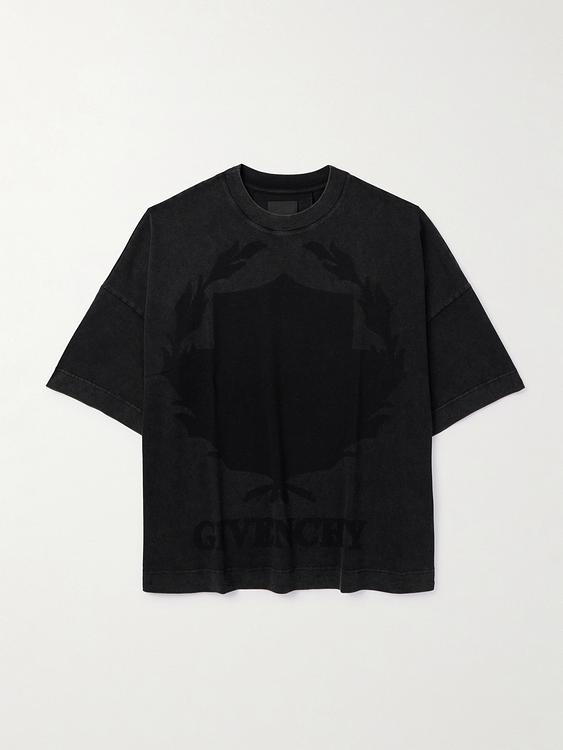 Print black t-shirt from Givenchy