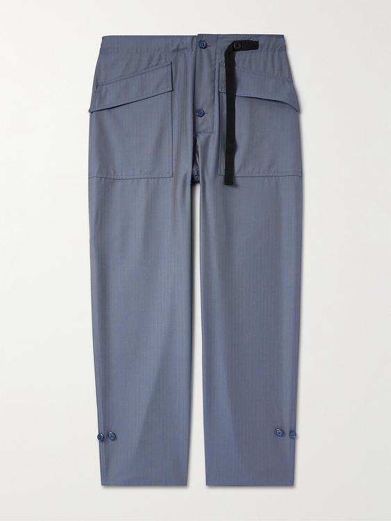 Blue drawstring trousers from 4sdesigns