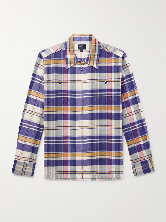 Checkered multicolor overshirt from Noah