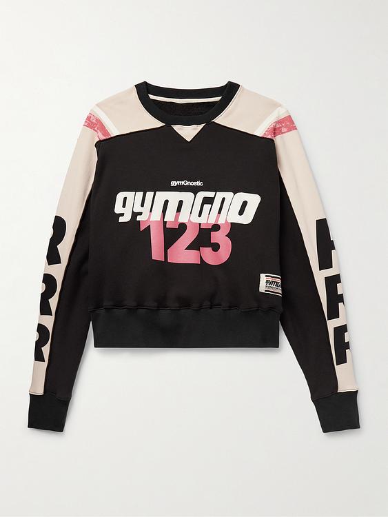 Print black sweatshirt from Rrr123