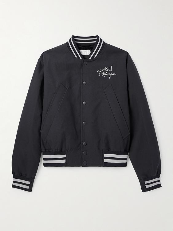 Black bomber jacket from 4sdesigns