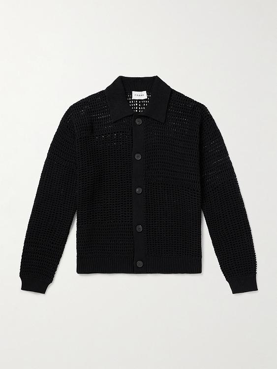 Black cardigan from Frame