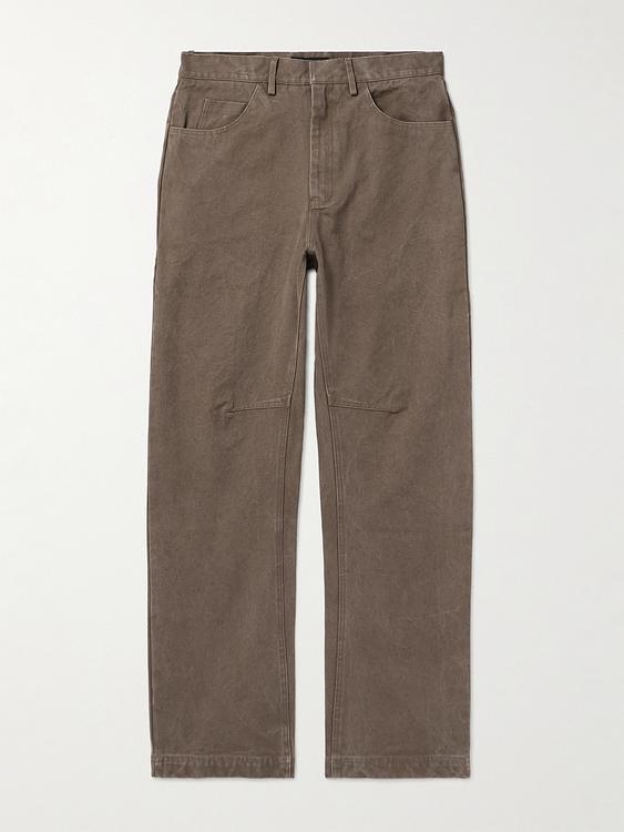 Taupe casual trousers from Entire Studios