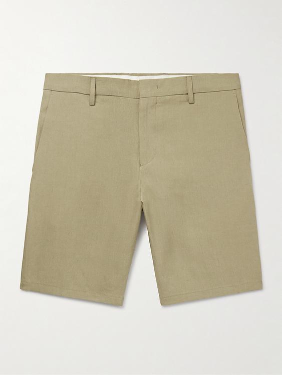 Taupe chino shorts from Paul Smith
