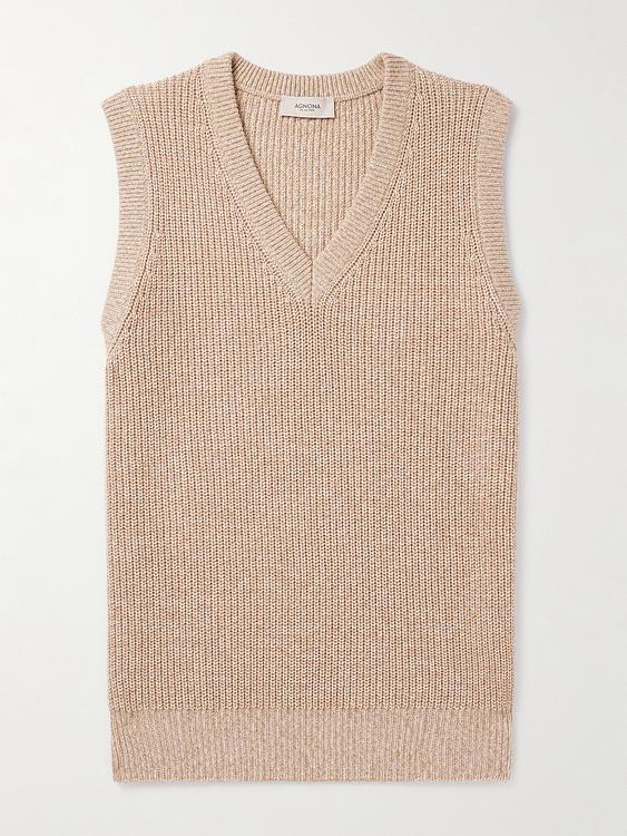 Beige pullover from Agnona