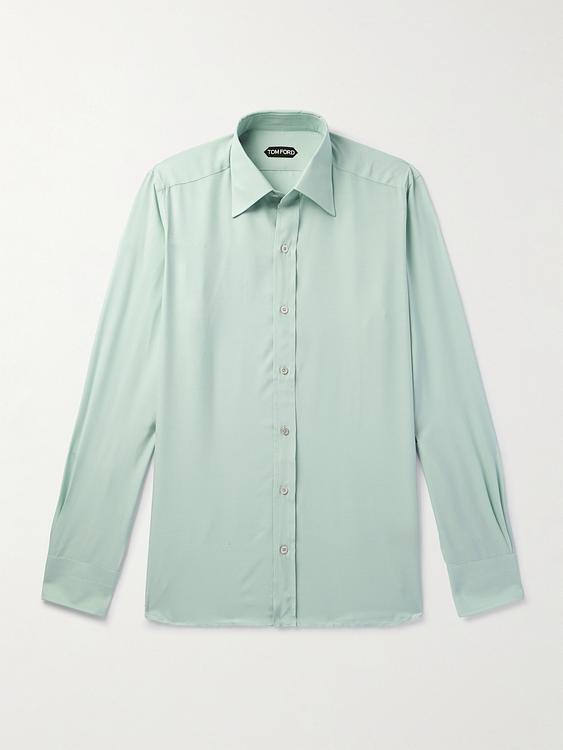 Light green casual shirt from Tom Ford