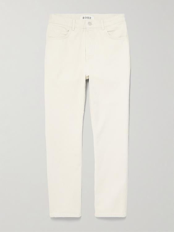 White jeans from Róhe