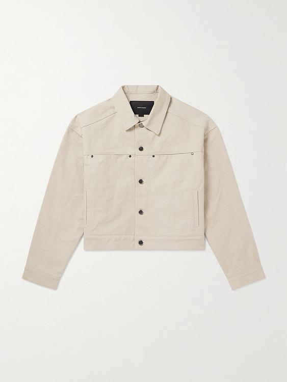 Beige casual jacket from Entire Studios