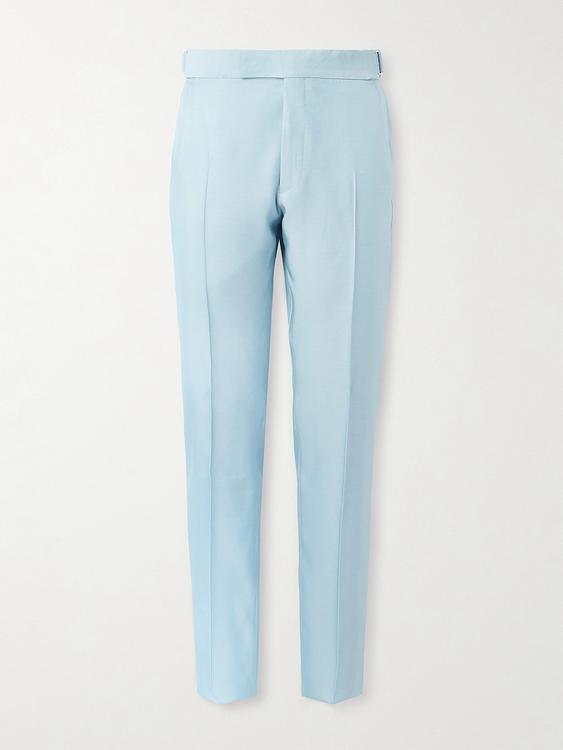 Light blue suit trousers from Tom Ford