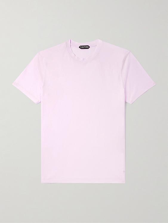 Light purple t-shirt from Tom Ford