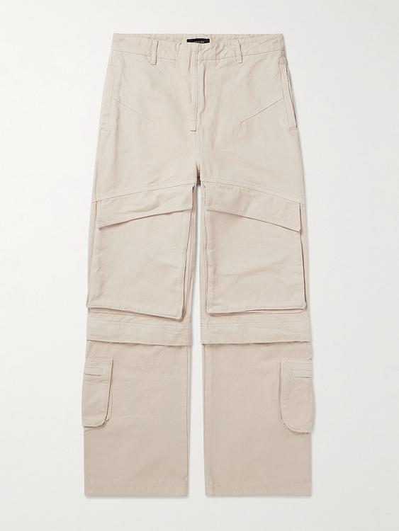 Beige cargo trousers from Entire Studios