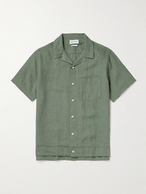 Green short sleeve shirt from Oliver Spencer