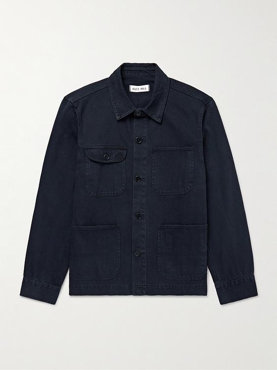 Dark blue casual jacket from Alex Mill
