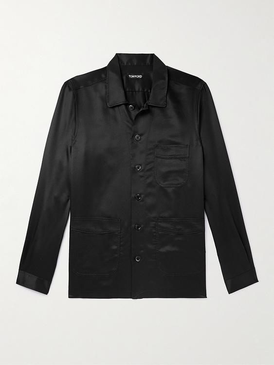 Black casual shirt from Tom Ford