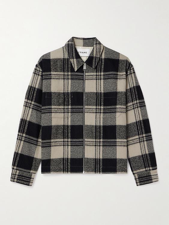 Checkered multicolor casual jacket from Frame