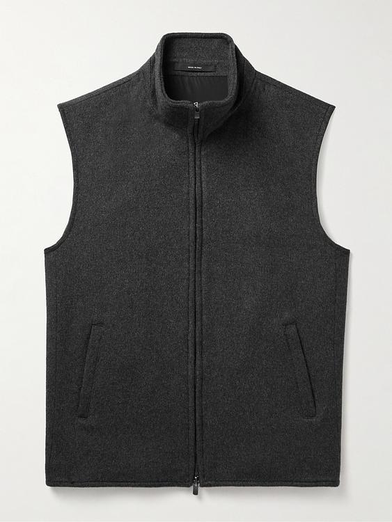 Black vest from Saman Amel