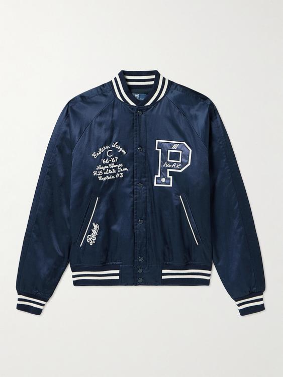 Print dark blue casual jacket from Polo Ralph Lauren