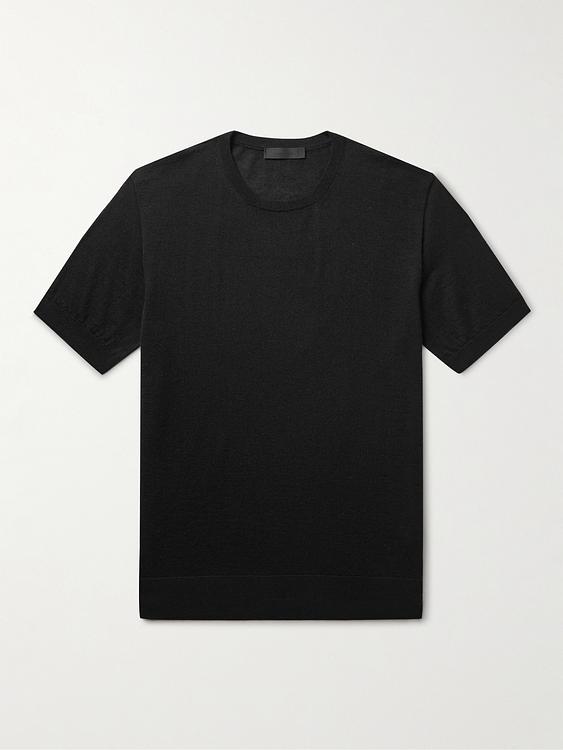 Black t-shirt from Saman Amel