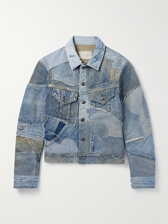 Blue denim jacket from Greg Lauren