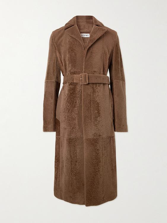 Brown trench coat from Loewe