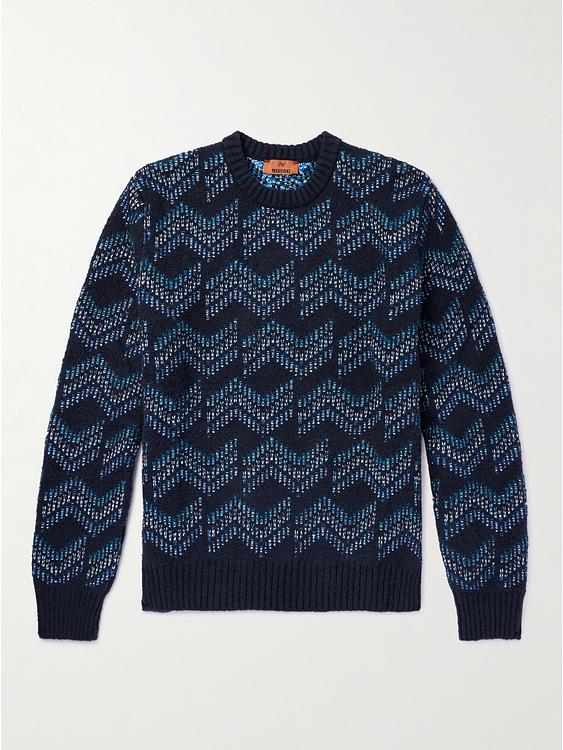 Black sweater from Missoni
