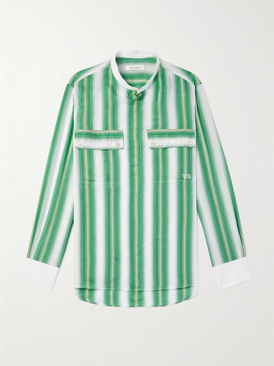 Striped multicolor casual shirt from Wales Bonner