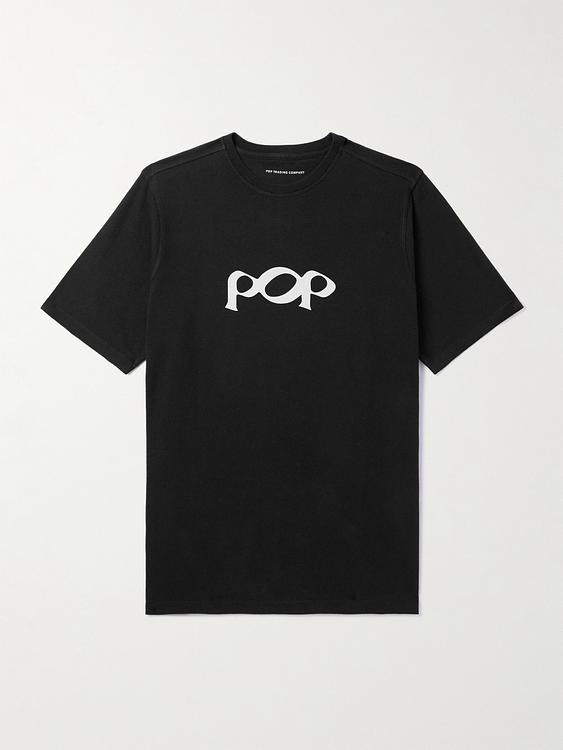 Print black t-shirt from Pop Trading Company