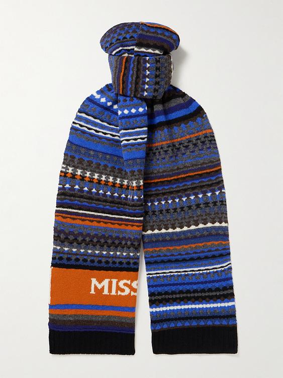 Striped multicolor scarve from Missoni
