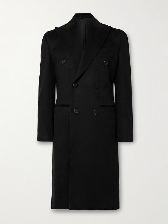 Black coat from Saman Amel