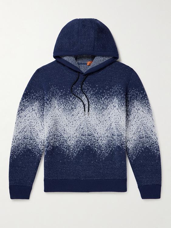 Dark blue hooded sweatshirt from Missoni
