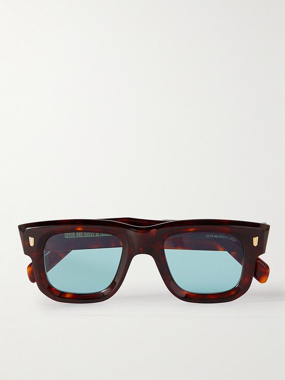 Dark brown d-frame sunglasses from Cutler and Gross