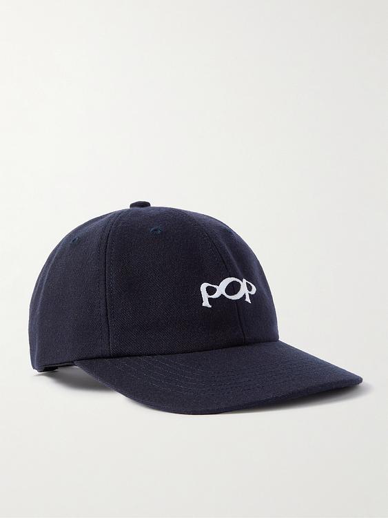 Print dark blue cap from Pop Trading Company