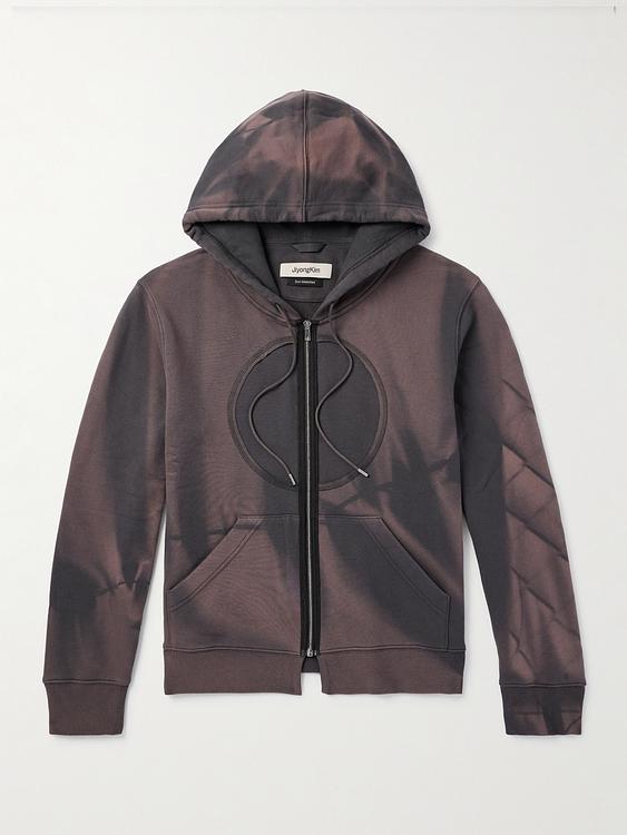 Dark brown hooded sweatshirt from Jiyongkim