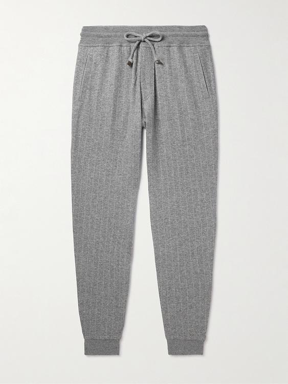 Grey sweatpants from Brunello Cucinelli