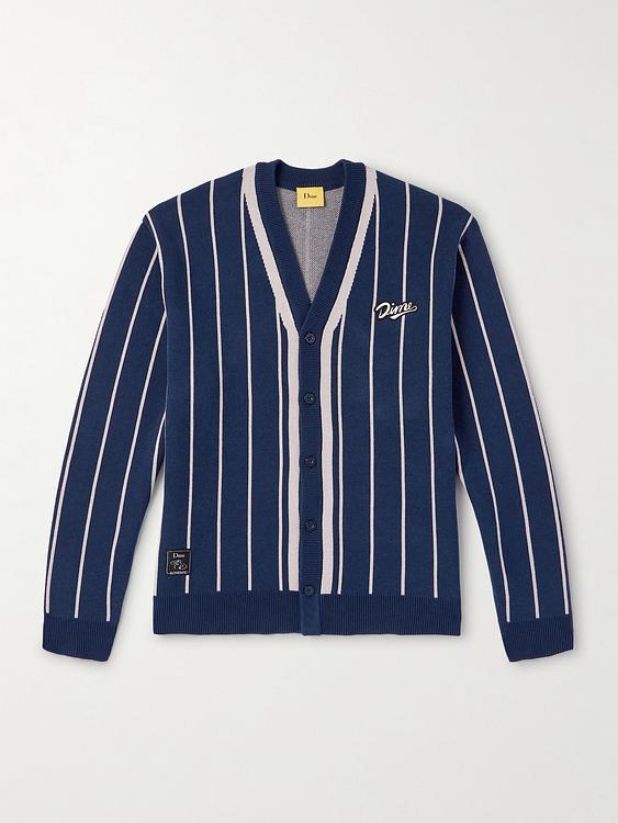 Striped dark blue casual shirt from DIME
