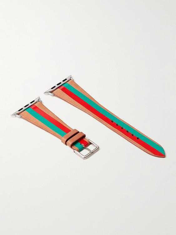 Striped multicolor watch strap from laCalifornienne