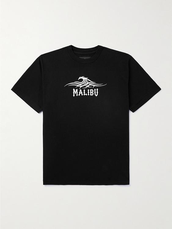 Print black t-shirt from Local Authority La